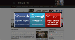 Desktop Screenshot of ismetinonu.org.tr